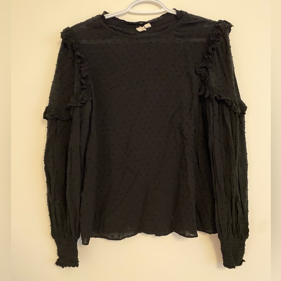 GAP Detailed Sheer Frilly Top - Picture 2 of 5